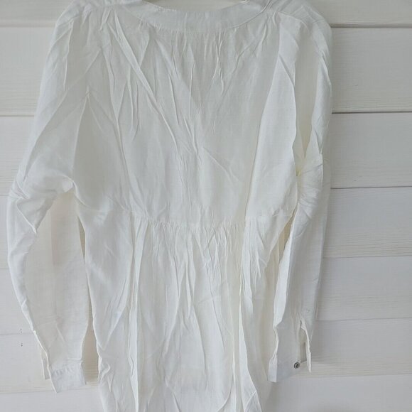 AlvaQ WOMEN’S WHITE LONG SLEEVE TOP SIZE Small - Picture 8 of 11